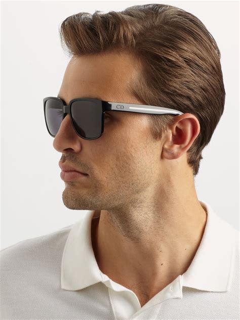 christian dior homme black tie men's sunglasses|Designer Sunglasses for Men .